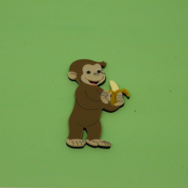 Aplique Personagem - George o Curioso - 8cm - 1 unidade