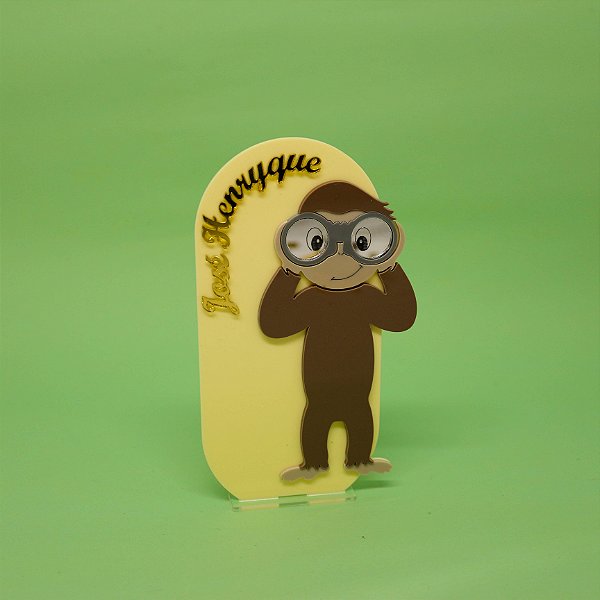 Cenário Georgie com Binóculo - George o Curioso - 14cm - 1 unidade