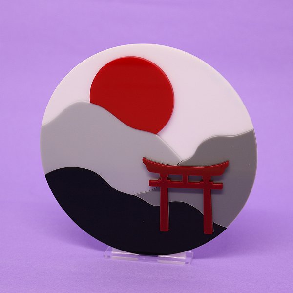 Cenário Pôr do Sol - Japão - 12cm - 1 unidade