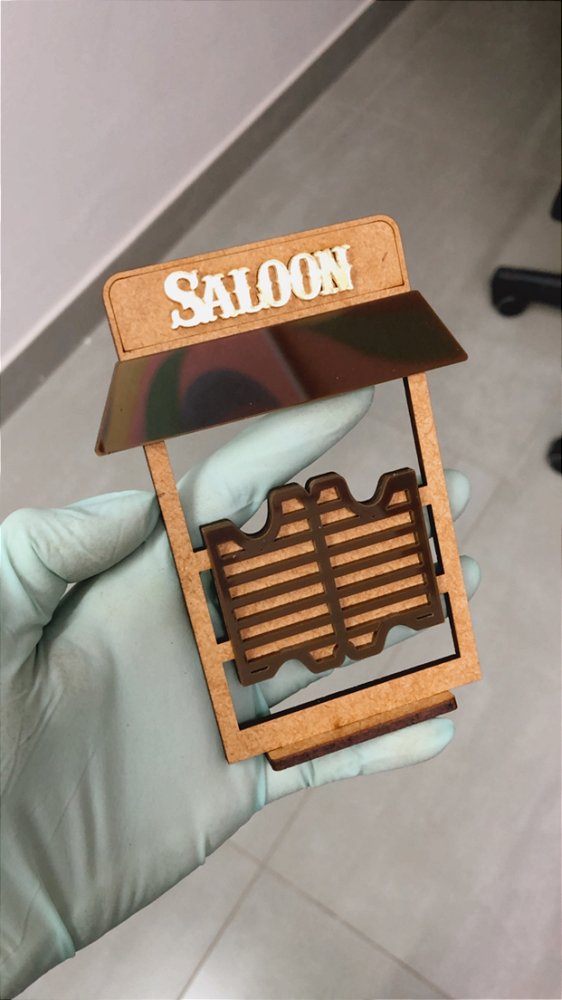 Cenário Saloon - Fazendinha - 14cm - 1 unidade