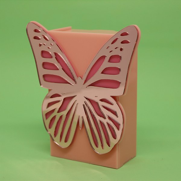 Caixa Kitkat Borboleta - Jardim - 12cm - 1 unidade