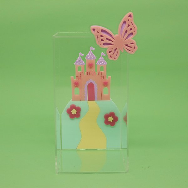 Cúpula Castelo - Princesas - 15cm - 1 unidade