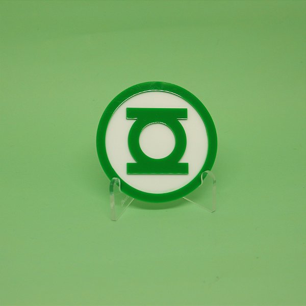 Aplique Lanterna Verde - Heróis - 8cm - 1 unidade