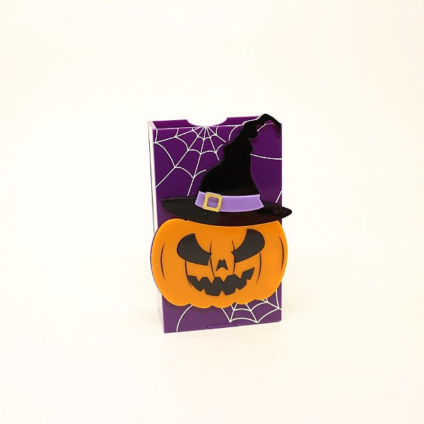 Caixa Kitkat sem tampa Abobora - Halloween - 12cm - 1 unidade