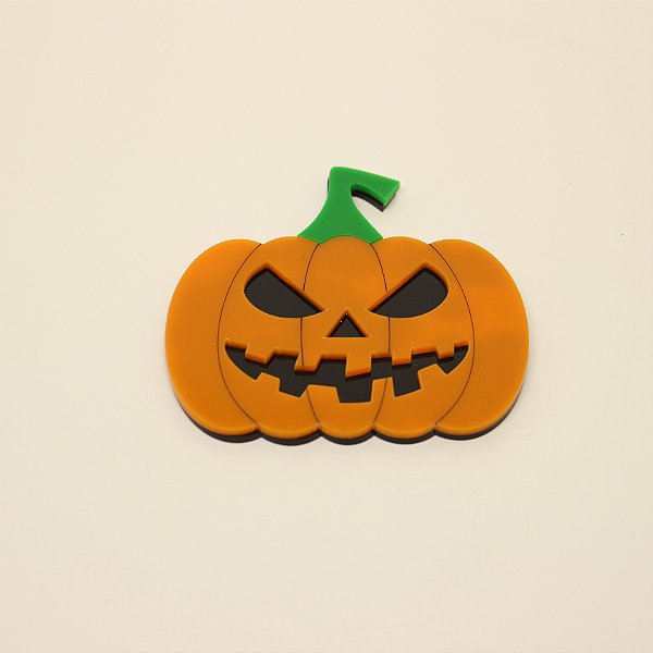 Aplique Abóbora - Halloween - 8cm - 1 unidade
