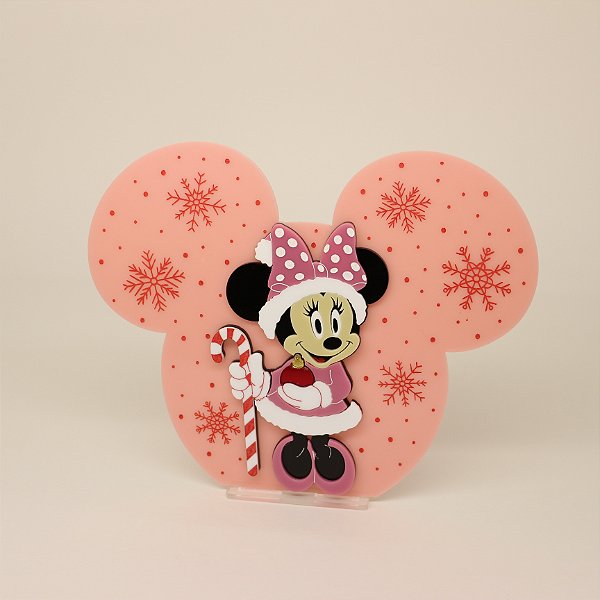 Cenário Minnie Natalina - Minnie - 12cm - 1 unidade