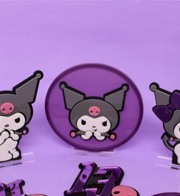 Cenário Kuromi - Kuromi - 10cm - 1 unidade