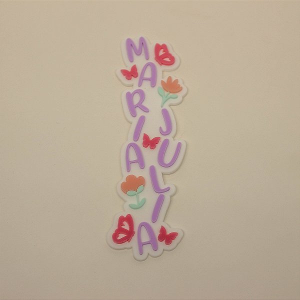 Aplique Nome Batata Grande - Jardim - 15cm - 1 unidade