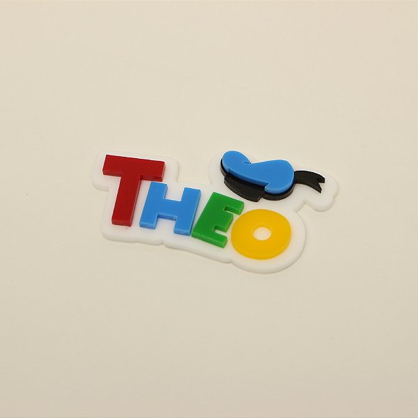 Aplique Nome com chapéu Pato Donald - Mickey - 6cm - 1 unidade