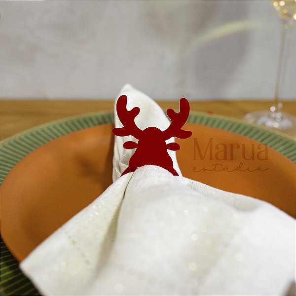 Kit Porta Guardanapo Natalino - Natal - 4 unidades