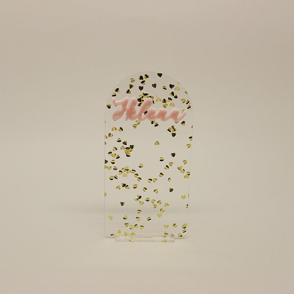 Cenário Nome - Bailarina - 14cm - 1 unidade