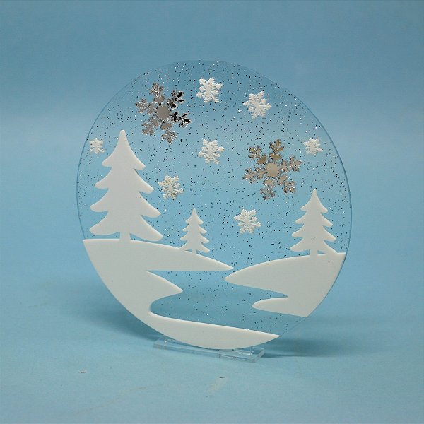 Cenário Nevado - Frozen - 12cm - 1 unidade