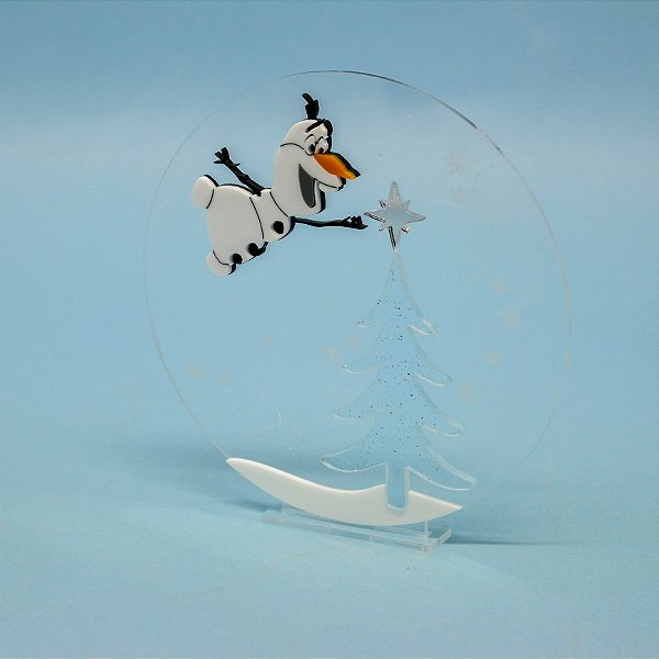 Cenário Olaf - Frozen - 12cm - 1 unidade