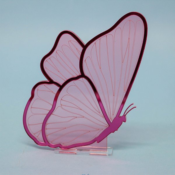 Cenário Borboleta - Jardim - 12cm - 1 unidade