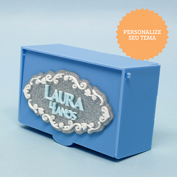 Caixa Kitkat Horizontal Personalizável - 12cm - 1 unidade