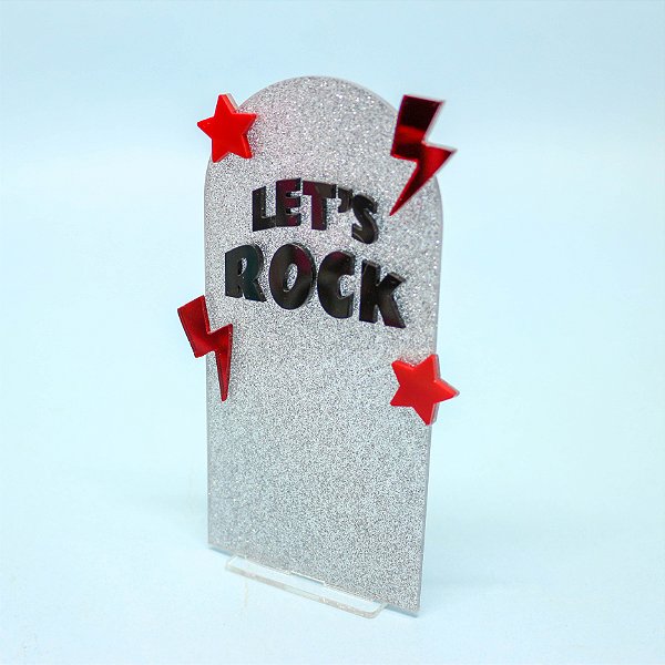 Cenário Glitter - Rock Doido - 14cm - 1 unidade