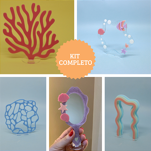 Kit Cenários Fundo do Mar - Completo para Personalizados!