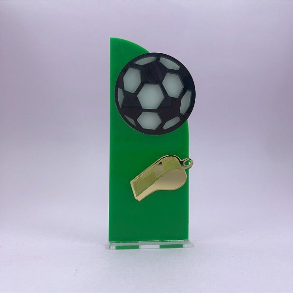 Cenário Bola e Apito - Futebol - 10cm - 1 unidade