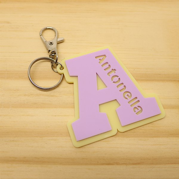 Chaveiro Inicial - Volta as Aulas - 6cm - 1 unidade