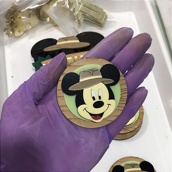 TAG Mickey Safari - Mickey - 6cm - 1 unidade