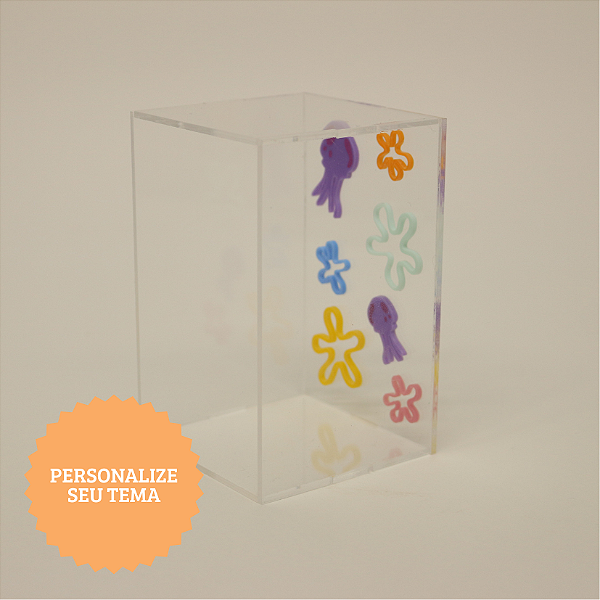 Caixa Mini Cúpula Personalizável - 11cm - 1 unidade