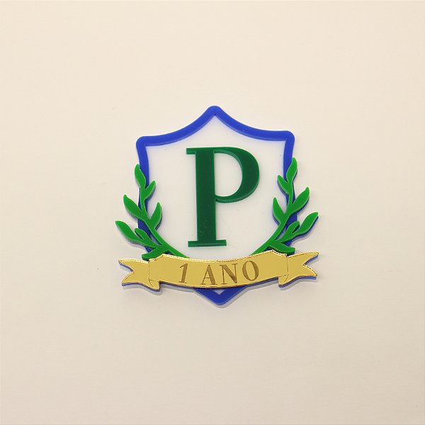 Brasão Inicial com idade - Urso Ralph Lauren - 6,5cm - 1 unidade