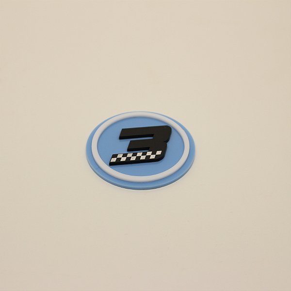 TAG com idade - Little Race - 6cm - 1 unidade