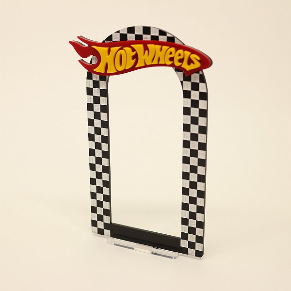Cenário Quadriculado - Hot Wheels - 14cm - 1 unidade