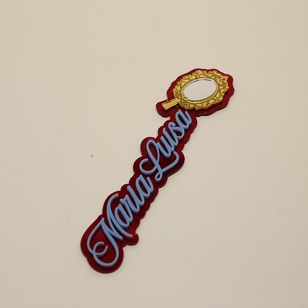 Aplique Nome para batata grande - Branca de Neve - 14cm - 1 unidade