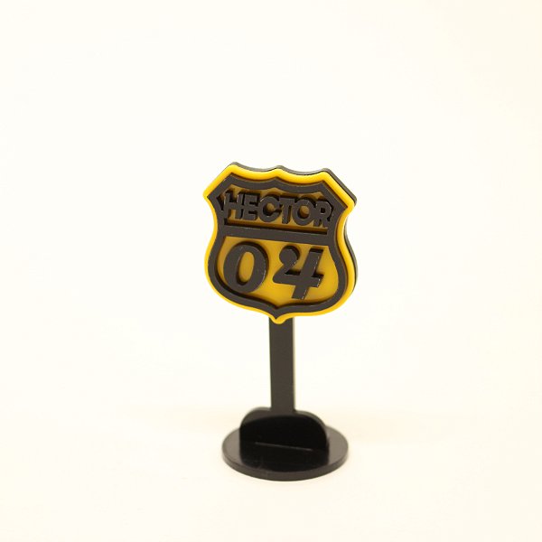 Cenário Placa com Idade - Carros - 8cm - 1 unidade