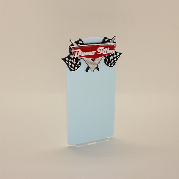 Cenário Logo com Nome - Carros - 14cm - 1 unidade