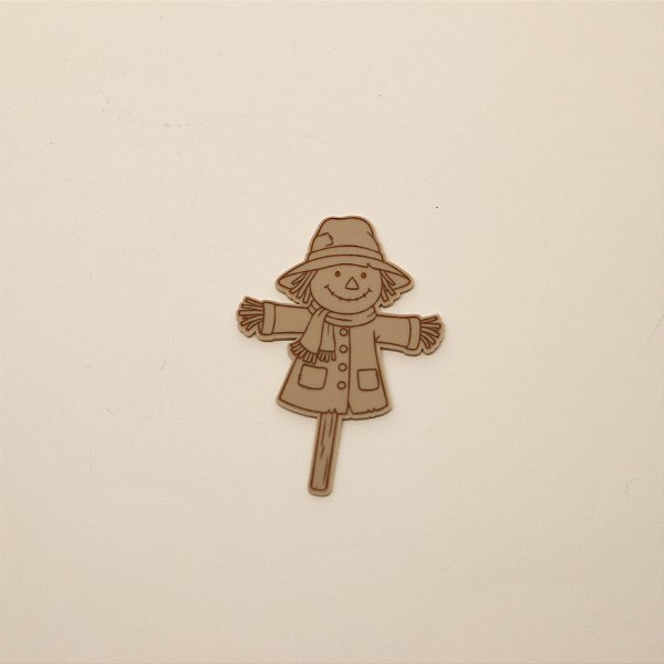 Aplique Espantalho - Fazendinha - 8cm - 1 unidade