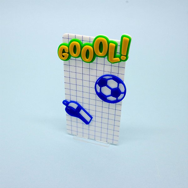 Cenário Gool - Futebol - 14cm - 1 unidade