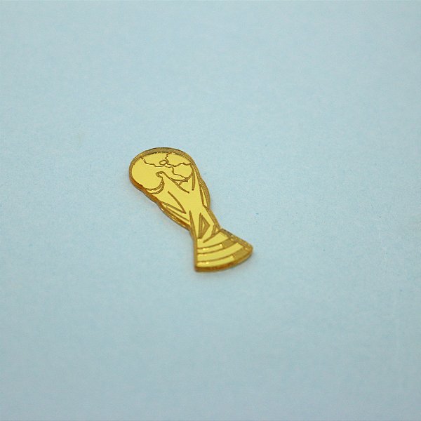 Aplique Taça - Futebol - 6cm - 1 unidade