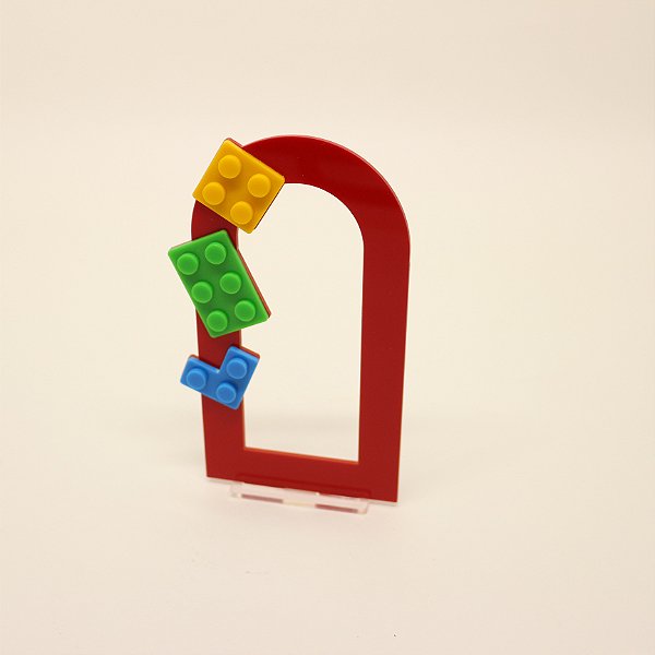 Cenário Peças - Lego - 13cm - 1 unidade