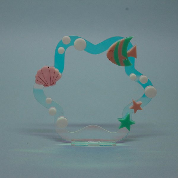 Cenário Orgânico Peixe - Fundo do Mar - 13cm - 1 unidade