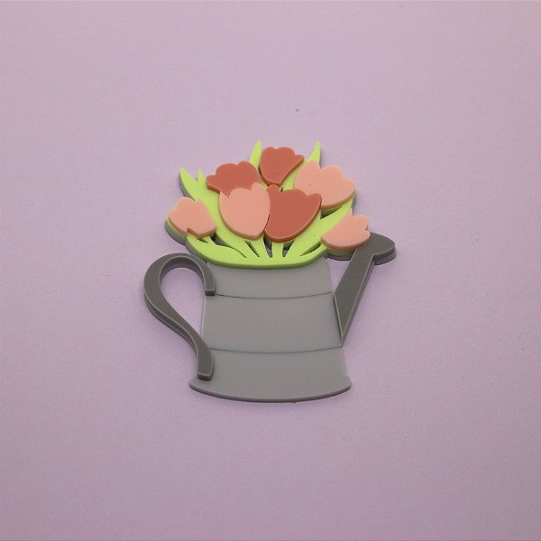 Aplique Regador - Jardim - 8cm - 1 unidade