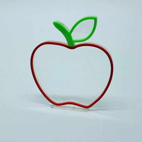 Cenário Maça para LED interno - Branca de Neve - 12cm - 1 unidade