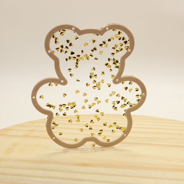 Cenário Urso - Chá Revelação - 12cm - 1 unidade