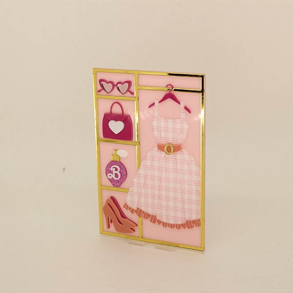 Cenário Closet - Barbie - 15cm - 1 unidade