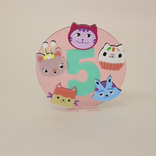 Cenário Personagens e Idade - Casa Mágica da Gabby - 12cm - 1 unidade