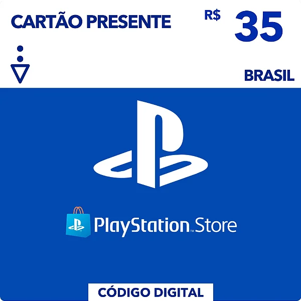 Gift Card Playstation Store R$35 - Código Digital