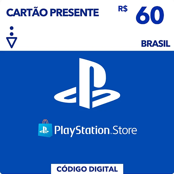 Gift Card Playstation Store R$60 - Código Digital