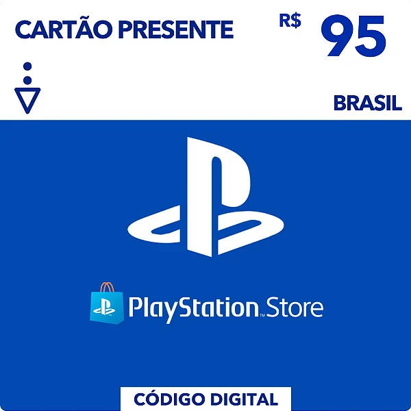 Gift Card Playstation Store R$95 - Código Digital
