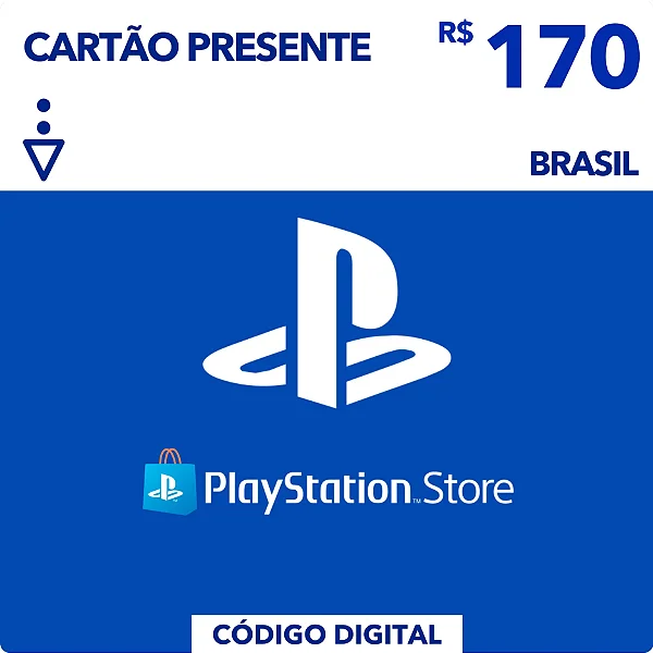 Gift Card Playstation Store R$170 - Código Digital