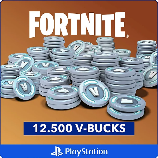 Fortnite 12.500 V-Bucks PS4 e PS5 - Código Digital