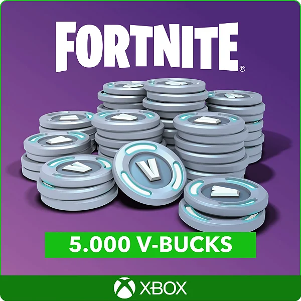 Fortnite 5.000 V-Bucks Xbox - Código Digital