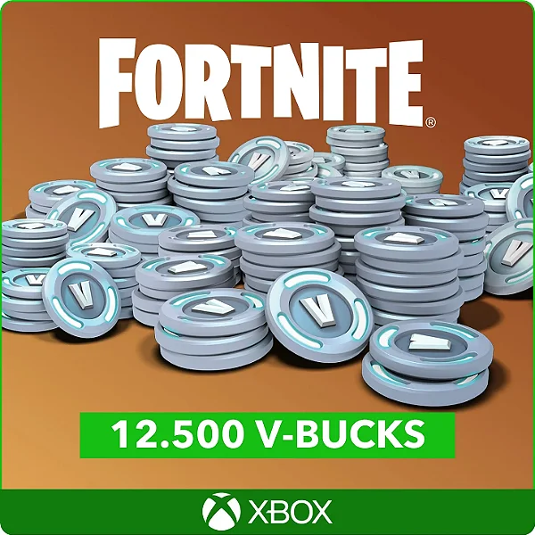 Fortnite 12.500 V-Bucks Xbox - Código Digital