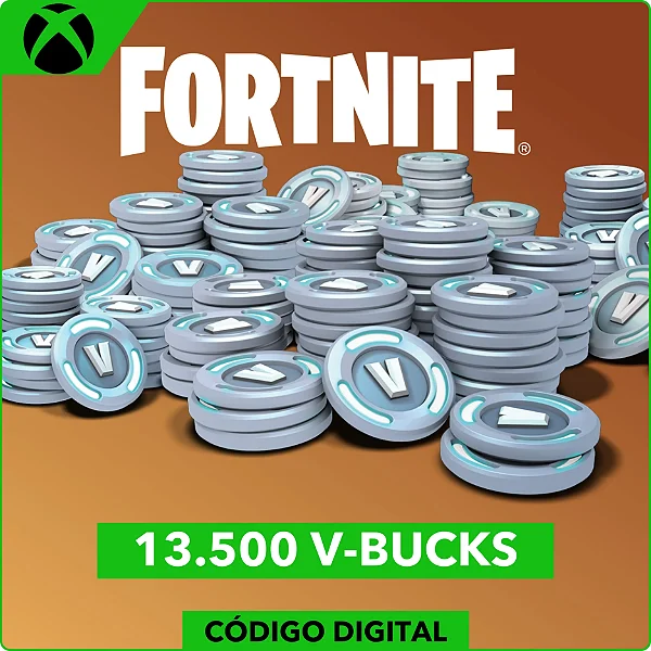 Fortnite 13.500 V-Bucks Xbox - Código Digital