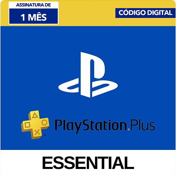 Playstation Plus Essential 1 Mês - Código Digital